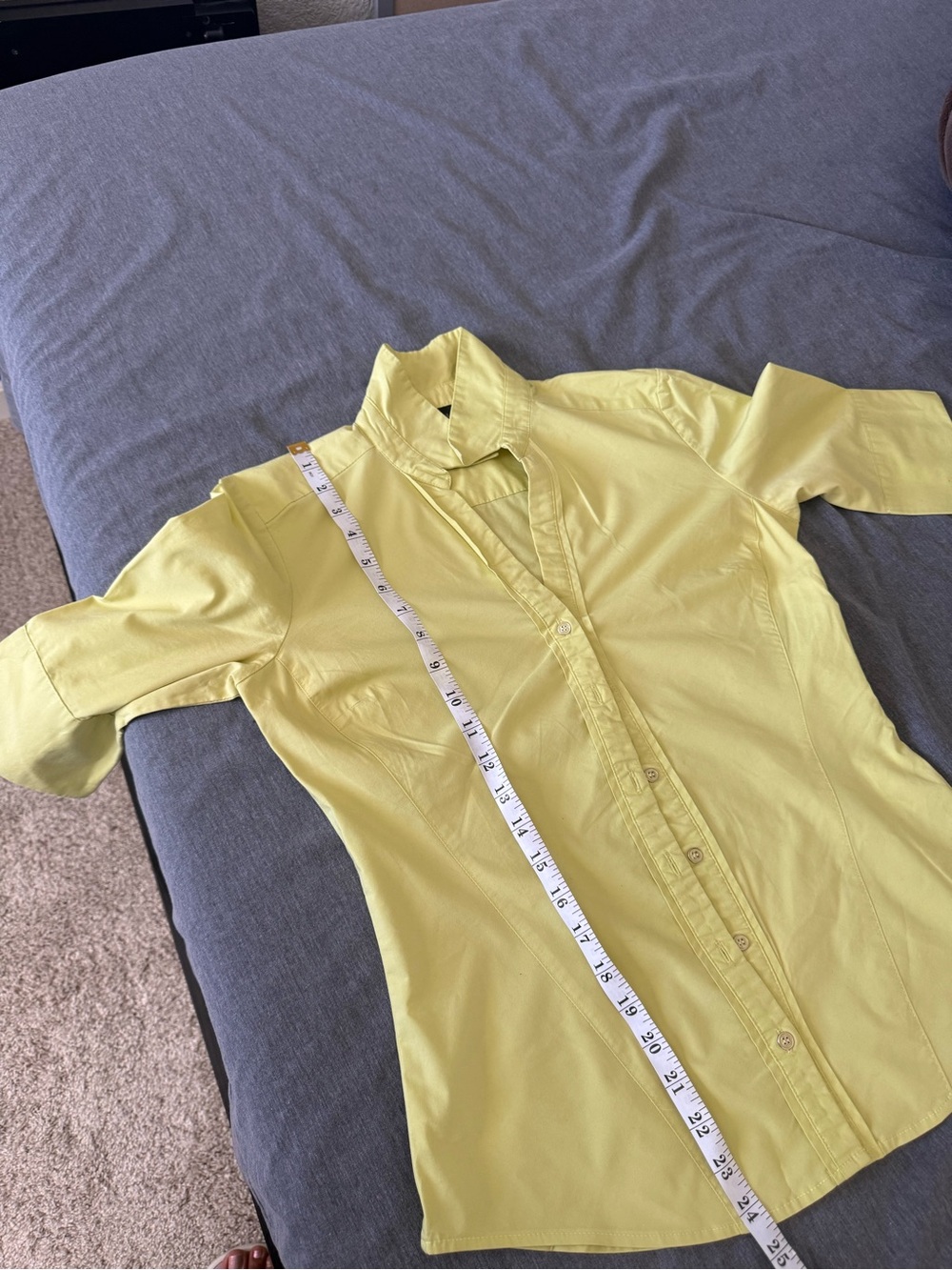 NY and Co. XS Button down top - Picture 7 of 7